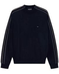 Emporio Armani - Round-Neck Knitwear - Lyst