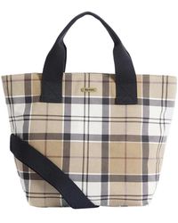 Barbour - Tassen ,Veelkleurig ,Katoen Maisy Tartan Tote Bag - Lyst