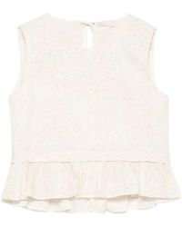 Liu Jo - Sleeveless Tops - Lyst