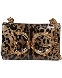 Dolce & Gabbana - Leopardenmuster cross body tasche - Lyst