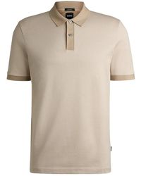 HUGO - Baumwoll-poloshirt mit 2 knöpfen - Lyst