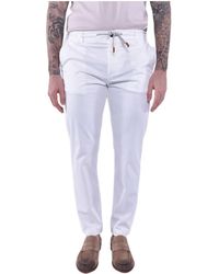 Eleventy - Slim-Fit Trousers - Lyst