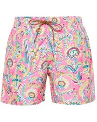 Etro - Strandbekleidung mit blumenmuster - Lyst