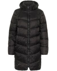 Kaffe - Gepolsterte Jacke Mit Kapuze Und Taschen - Lyst