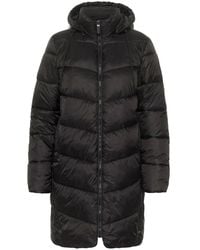 Kaffe - Gepolsterte Jacke Mit Kapuze Und Taschen - Lyst