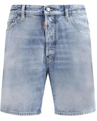 DSquared² - Denim Shorts - Lyst
