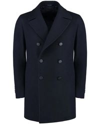 Tagliatore - Jassen ,Blauw ,Wol Cappotto N5051 - Lyst