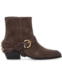 Pinko - Cowboy Ankle Boots - Lyst