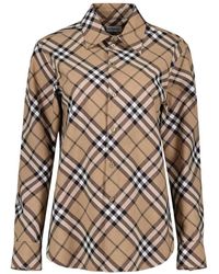 Burberry - Vintage Geruite Overhemd - Lyst