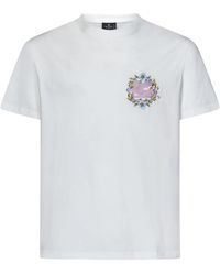 Etro - Camisetas y polos bordados de flores - Lyst