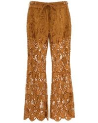 Zimmermann - Wide Trousers - Lyst