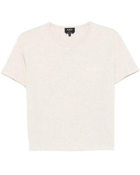 A.P.C. - Tops ,Katoen Boxy Petit Vpc T-Shirt - Lyst