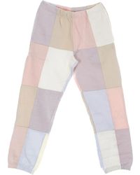 Obey - Broeken ,Veelkleurig ,Katoen Fleece Trainingspak Trainingsbroeken Opal Multi - Lyst
