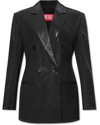 DIESEL - Jassen ,Zwart ,Wol Blazer G-Allant - Lyst