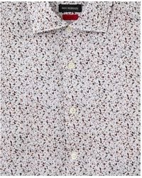Roy Robson - Overhemden ,Veelkleurig ,Katoen Casual Shirt Met Abstracte Print - Lyst