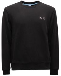 Sun 68 - F44103 11 Round Cotton Sweatshirt - Lyst