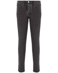 Emporio Armani - Rinse-Washed J75 Denim Jeans, Waist - Lyst