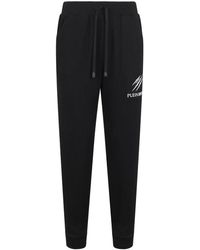 Philipp Plein - Fitness ,Zwart ,Katoen Ribbed Joggers Scratch - Lyst