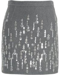 SOLOTRE - M1F0163 Mini Rok - Lyst