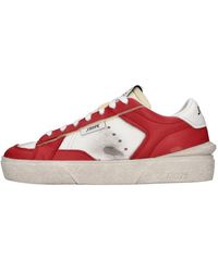 Strype - Schoenen ,Rood ,Leer Sneakers Multi Colour - Lyst
