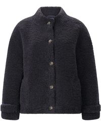 Betta Corradi - Jassen ,Blauw ,Nepbont Nepbont & Shearling Jassen - Lyst