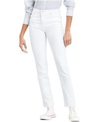 Levi's - Jeans ,Wit ,724 High Rise Witte Jeans - Lyst