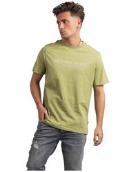 Michael Kors - T-shirt verde moderna uomo - Lyst