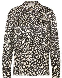 FABIENNE CHAPOT - Overhemden ,Zwart ,Sterrenprint Blouse Met Lange Mouwen - Lyst