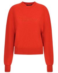 Roberto Cavalli - Roter Strickpullover - Lyst