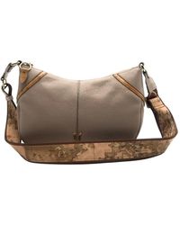 Alviero Martini 1A Classe - Castle Leather Crescent Crossbody Bag - Lyst