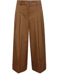 PT Torino - Trousers > wide trousers - Lyst