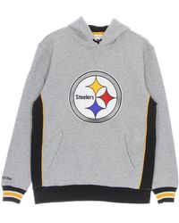 Mitchell & Ness - Hoodies & Sweatvesten ,Grijs ,Hoodie Nfl Pinnacle Heavyweight Fleece Hoodie Pitste - Lyst
