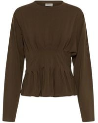 Gestuz - Tops ,Bruin ,Katoen Drew Top - Lyst