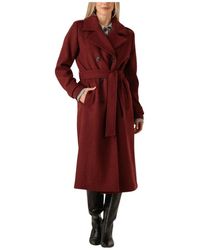 Modström - Jassen ,Rood ,Polyester Bordeaux Winterjas Shaymd Stijl - Lyst