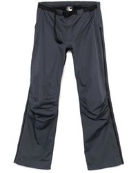 GR10K - Broeken ,Grijs ,Grijze Broek Met Gesp Sluiting - Lyst