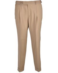 Paoloni - Broeken ,Wol Classico Pantalon De Costume - Lyst