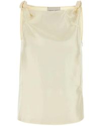 Loulou de Saison - Drapiertes Ärmelloses Top - Lyst