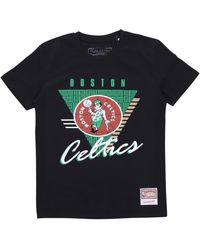 Mitchell & Ness - Tops ,Zwart ,Katoen Nba Final Seconds Tee Hardwood Classics - Lyst