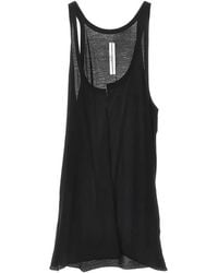 Rick Owens - Sleeveless Tops - Lyst