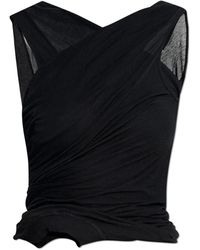 Rick Owens - Sleeveless Tops - Lyst
