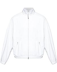 Courreges - Jassen ,Wit ,Katoen Jas Met Logo - Lyst
