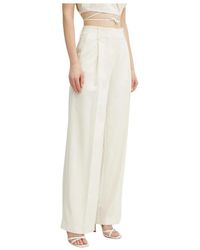 SIMONA CORSELLINI - Broeken ,Polyester Wijde Broek - Lyst