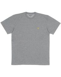 Carhartt - T-Shirt Met Korte Mouwen En Ronde Hals - Lyst