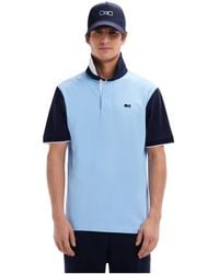 Eden Park - Tops ,Blauw ,Katoen Katoenen T-Shirt Met Korte Mouwen - Lyst