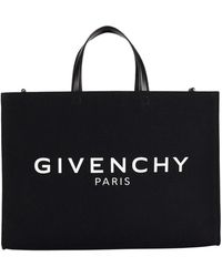 Givenchy - G Mittelgroße Tote Aus Beschichtetem Canvas Mit Lederbesätzen Und Prägung - Lyst