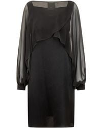 Alberta Ferretti - Kleedjes ,Zwart ,Elegante Abito Jurk - Lyst