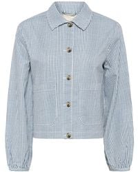Cream - Light Jackets - Lyst