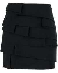 Versace - Korte Geplooide Rok - Lyst