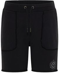 carlo colucci - Korte Broeken ,Zwart ,Katoen Unieke Oversize Short De Benedetto - Lyst