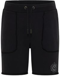 carlo colucci - Korte Broeken ,Zwart ,Katoen Unieke Oversize Short De Benedetto - Lyst